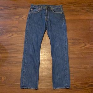 Levi Strauss 501 slim straight leg jean